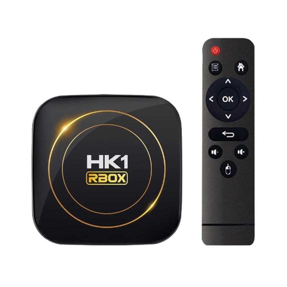 TV Box ANDROID HK1 Rbox H8S H618 4 GB/32GB Dual Wifi Bluetooth Android 12