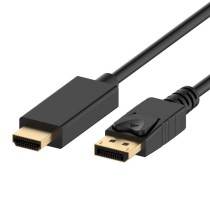 Cabo Adaptador DisplayPort para HDMI 1.2 4K, gold-plated, 1.0m