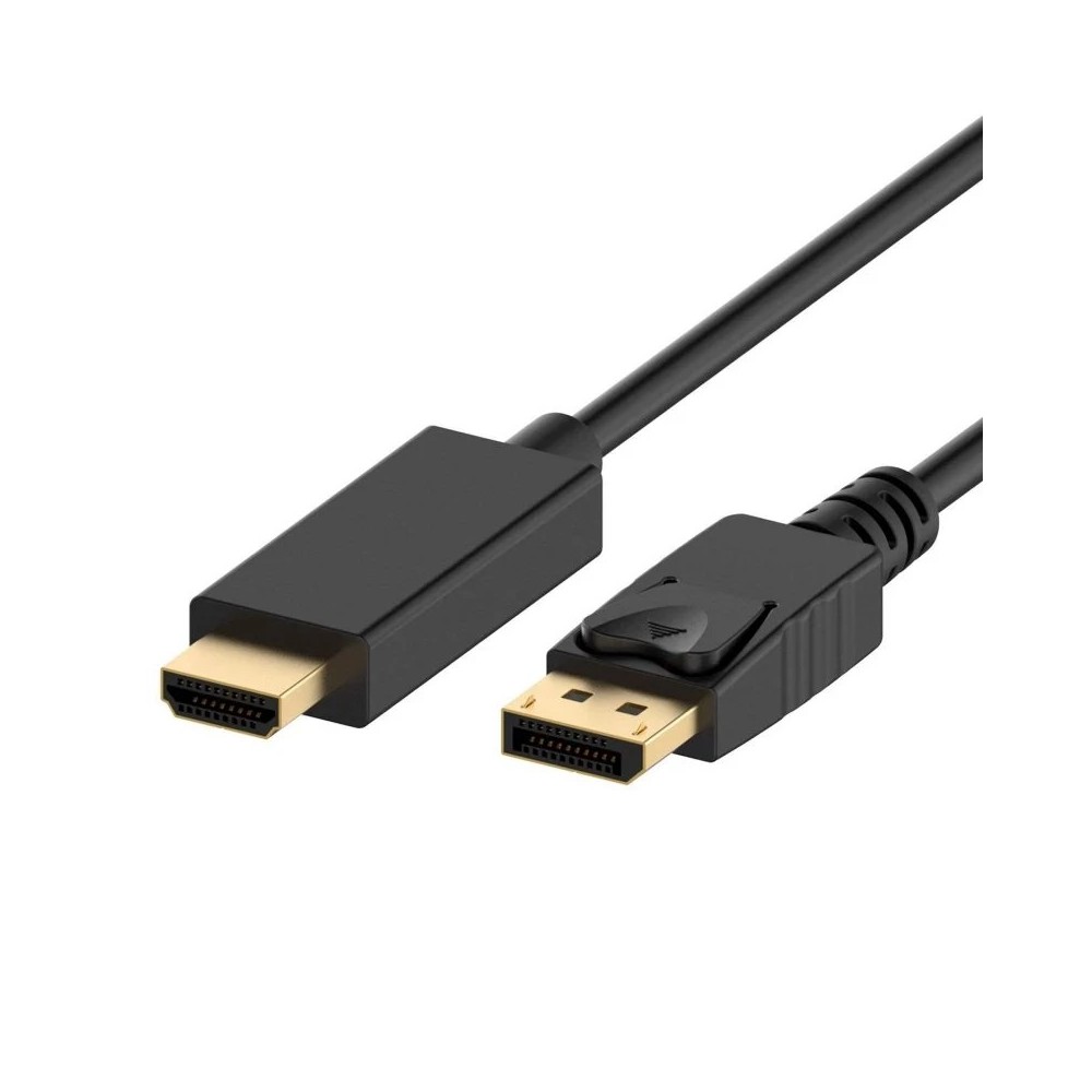 Cabo Adaptador DisplayPort para HDMI 1.2 4K, gold-plated, 1.0m