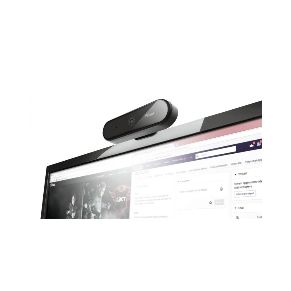 Webcam Trust Tyro Full HD 1080P inclui Tripé