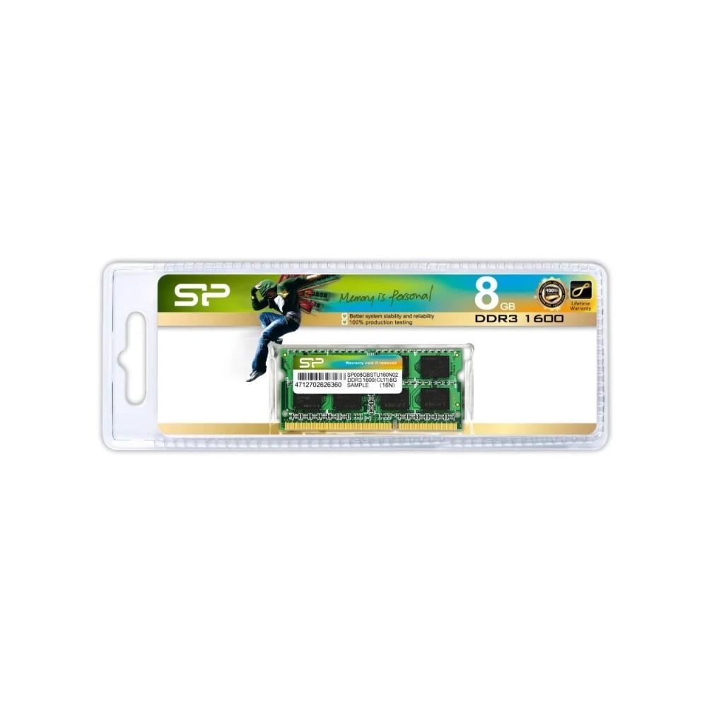 Memoria 8GB DDR3 1600 SO-DIMM (1X8GB) CL11 1.5V