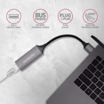 Adaptador Rede Gigabit AXAGON ADE-TR 10/100/1000 - USB 3.1 Tipo A