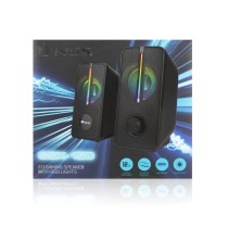 Colunas Gaming 2.0 Stereo 12W Alimentação USB NGS GSX-150