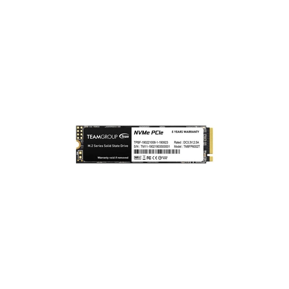 Disco M.2 PCIe NVMe Team Group 512GB MP33 -1.700R/1.400W