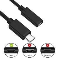 Cabo de extensão USB-C para USB-C, 1.8 metros